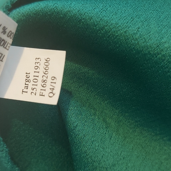 Cushnie for Target Emerald Green Faux Wrap Long Sleeved Dress Size 6 NWT - Picture 15 of 16